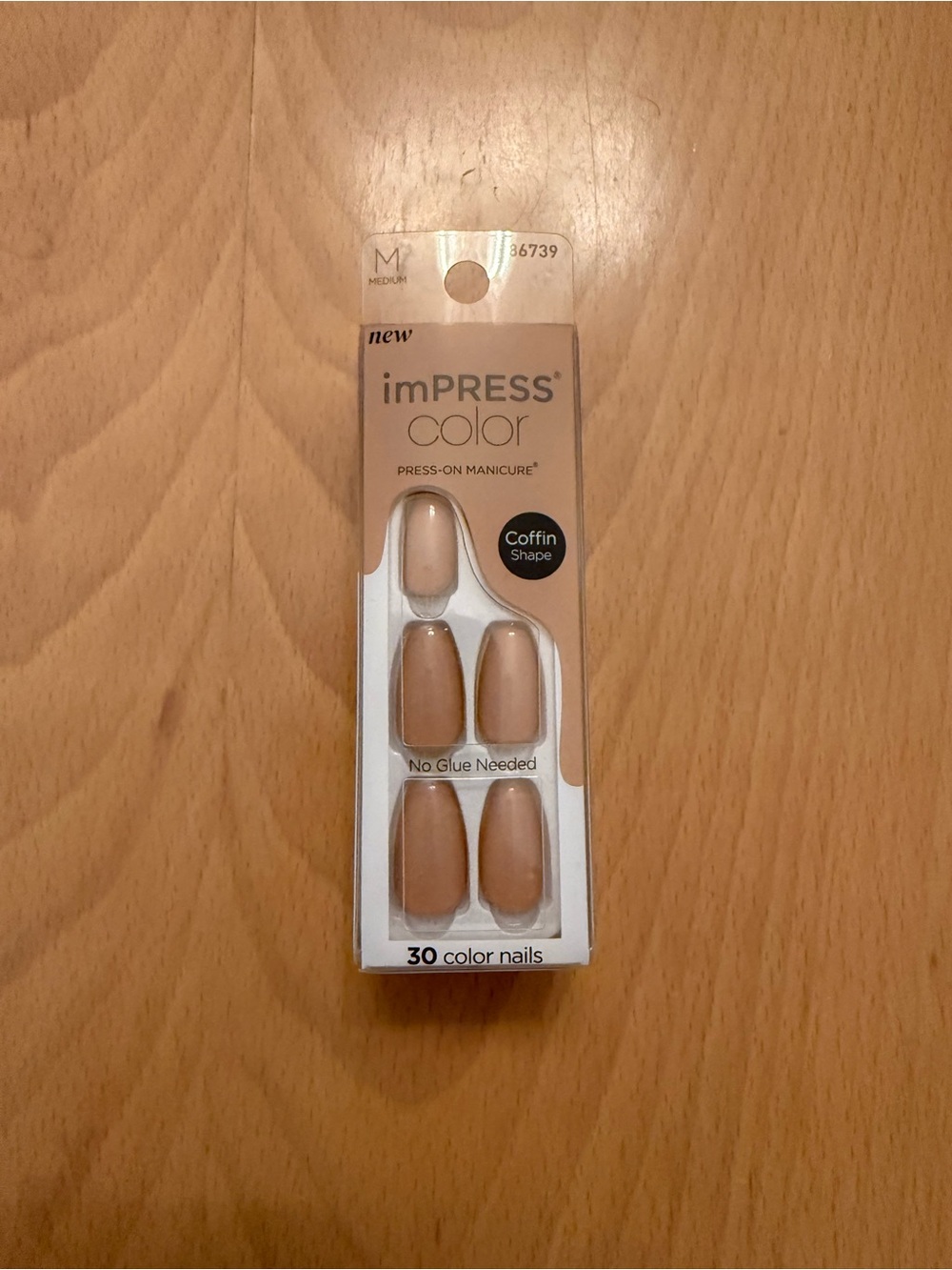IMPRESS COLOR Press-On Nails (506 Latte)